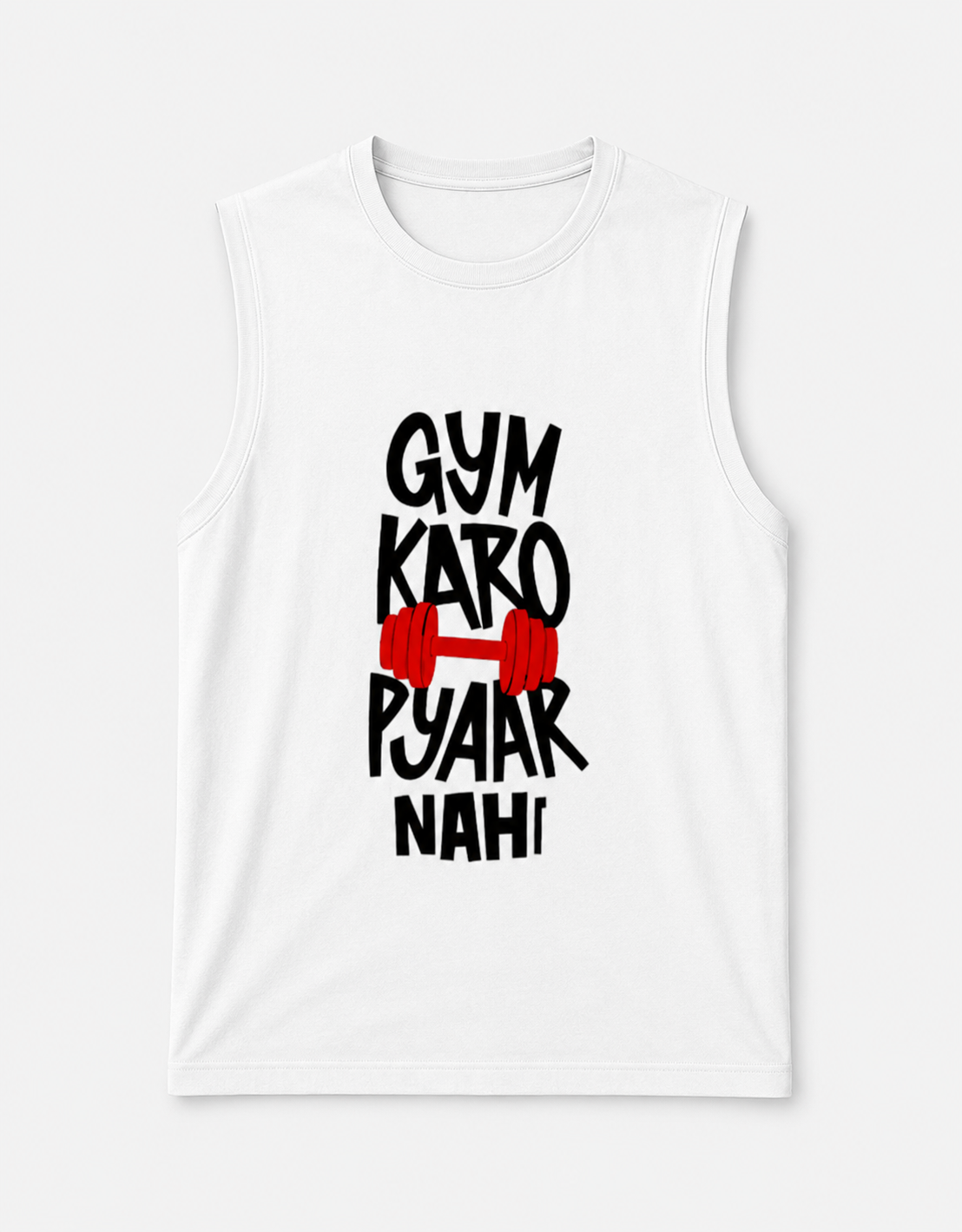 Gym Karo, Pyaar Nahi Sleeveless Gym Tee
