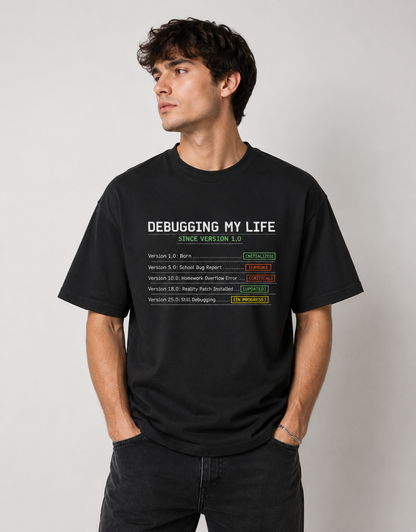 Life: 99% Bugs Oversized T-Shirt