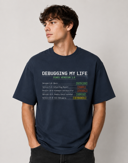 Life: 99% Bugs Oversized T-Shirt