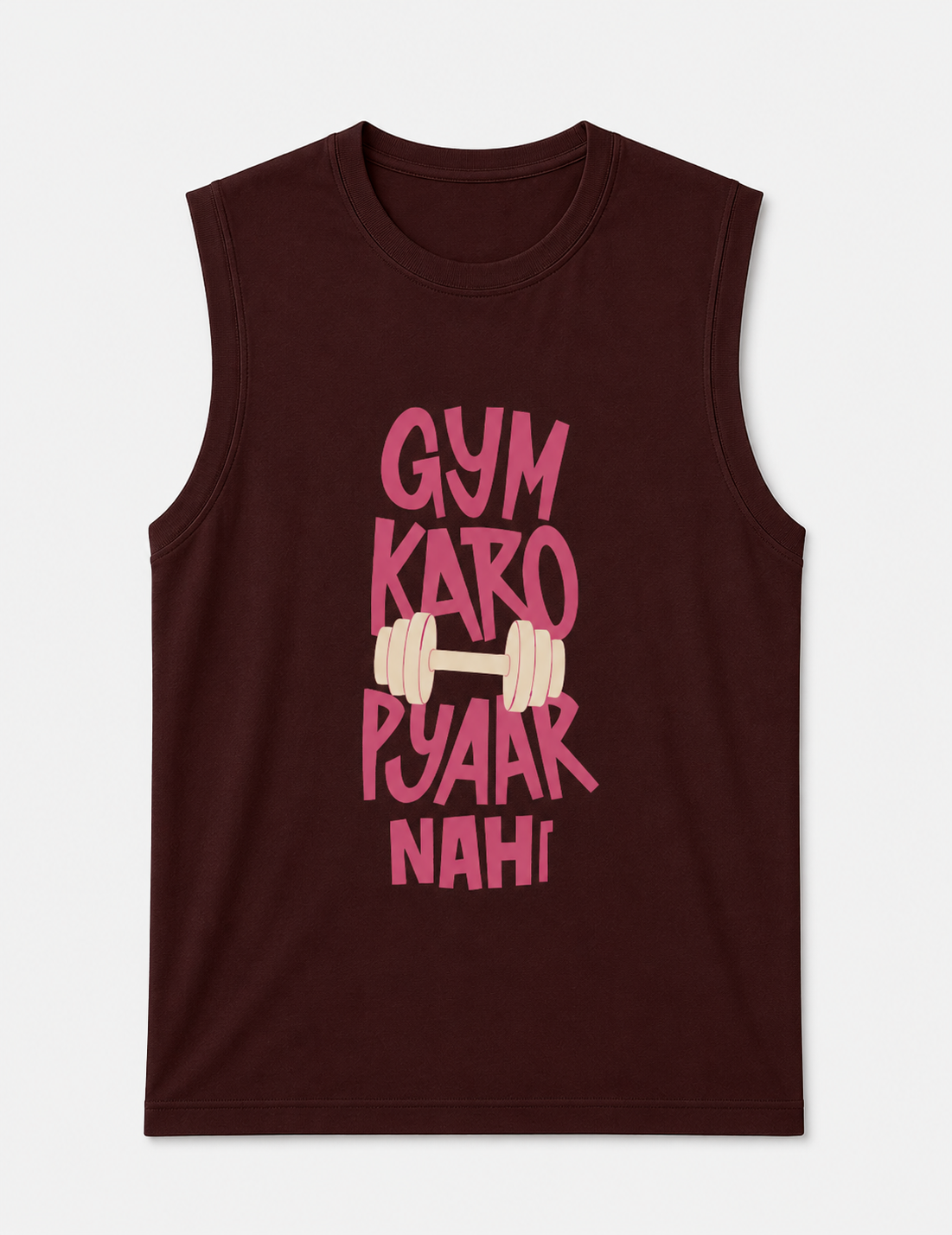 Gym Karo, Pyaar Nahi Sleeveless Gym Tee