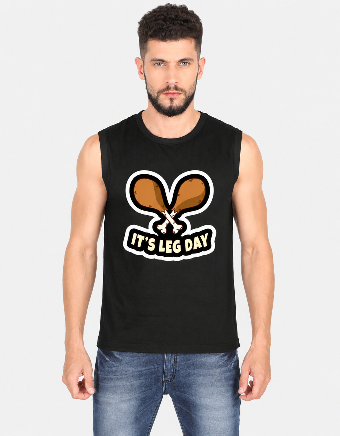 It's Leg Day Sleeveless Gym Tee