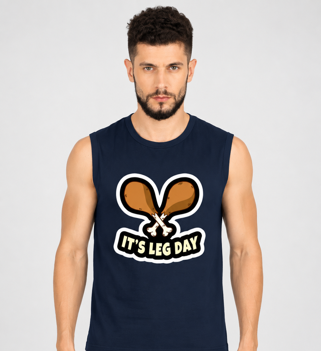 It's Leg Day Sleeveless Gym Tee