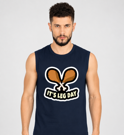 It's Leg Day Sleeveless Gym Tee