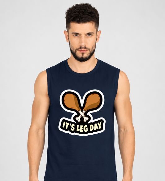 It's Leg Day Sleeveless Gym Tee