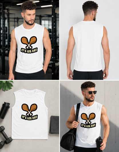 It's Leg Day Sleeveless Gym Tee
