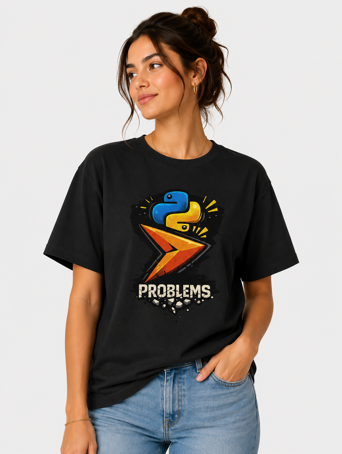 Python Problems Oversized T-Shirt
