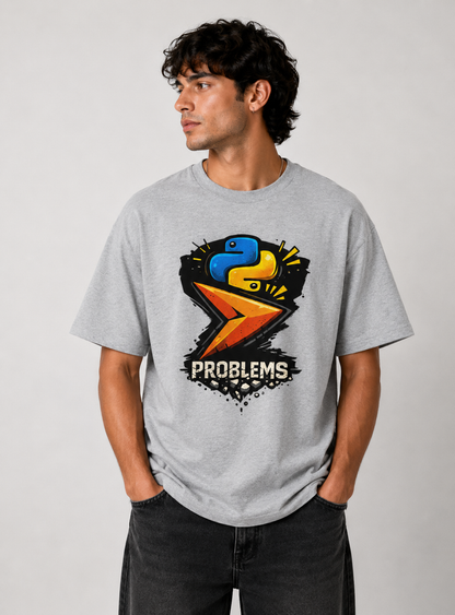 Python Problems Oversized T-Shirt