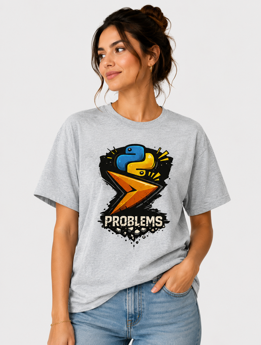 Python Problems Oversized T-Shirt