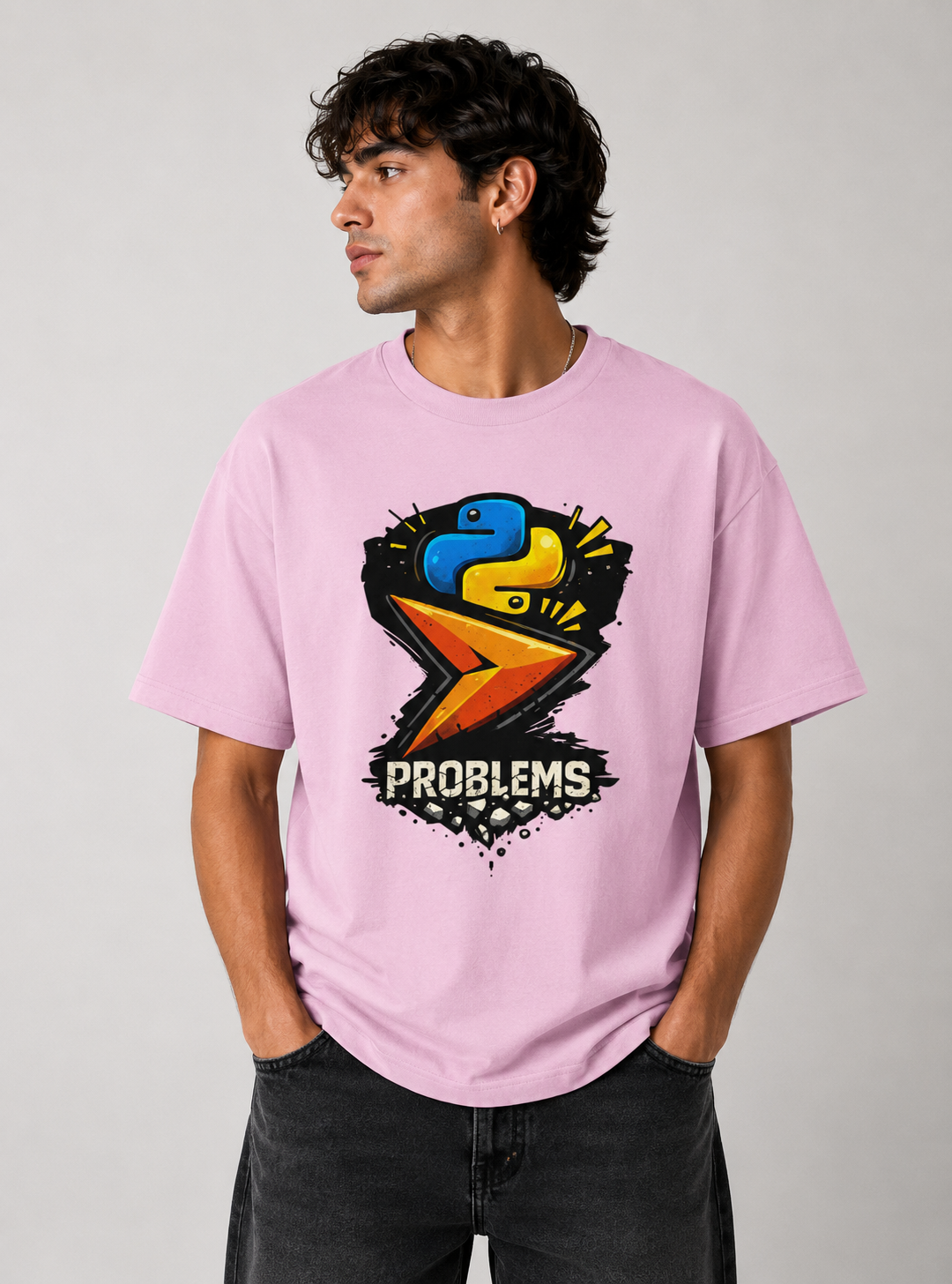 Python Problems Oversized T-Shirt