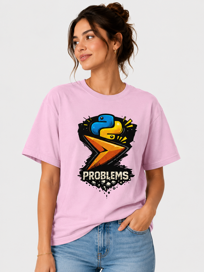 Python Problems Oversized T-Shirt