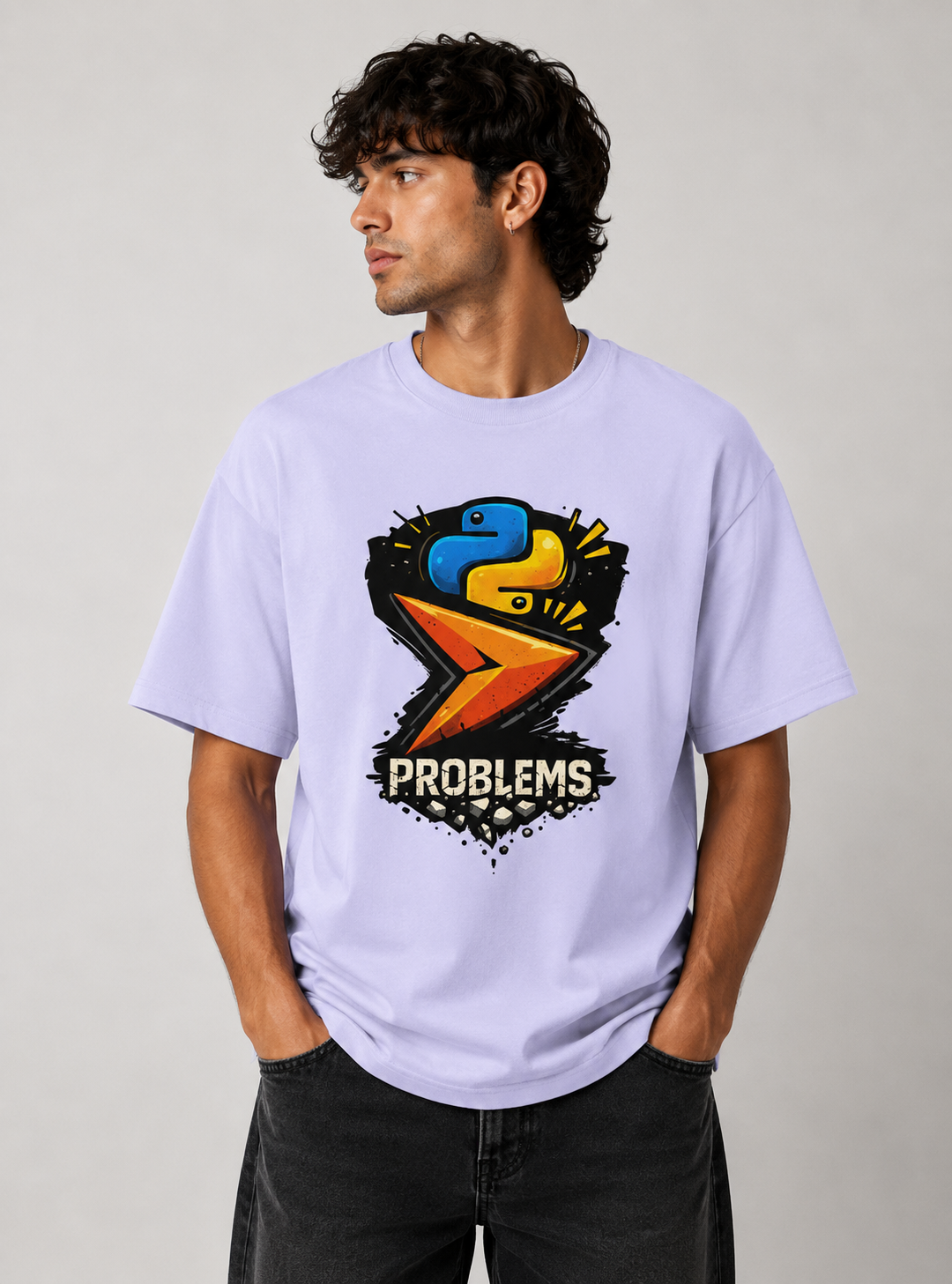 Python Problems Oversized T-Shirt