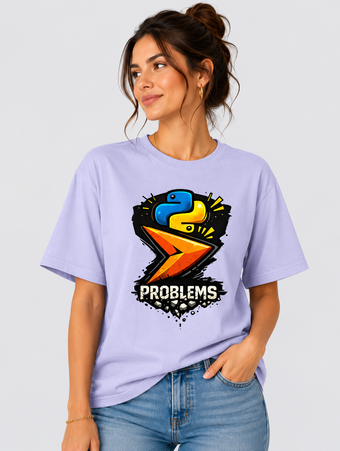 Python Problems Oversized T-Shirt