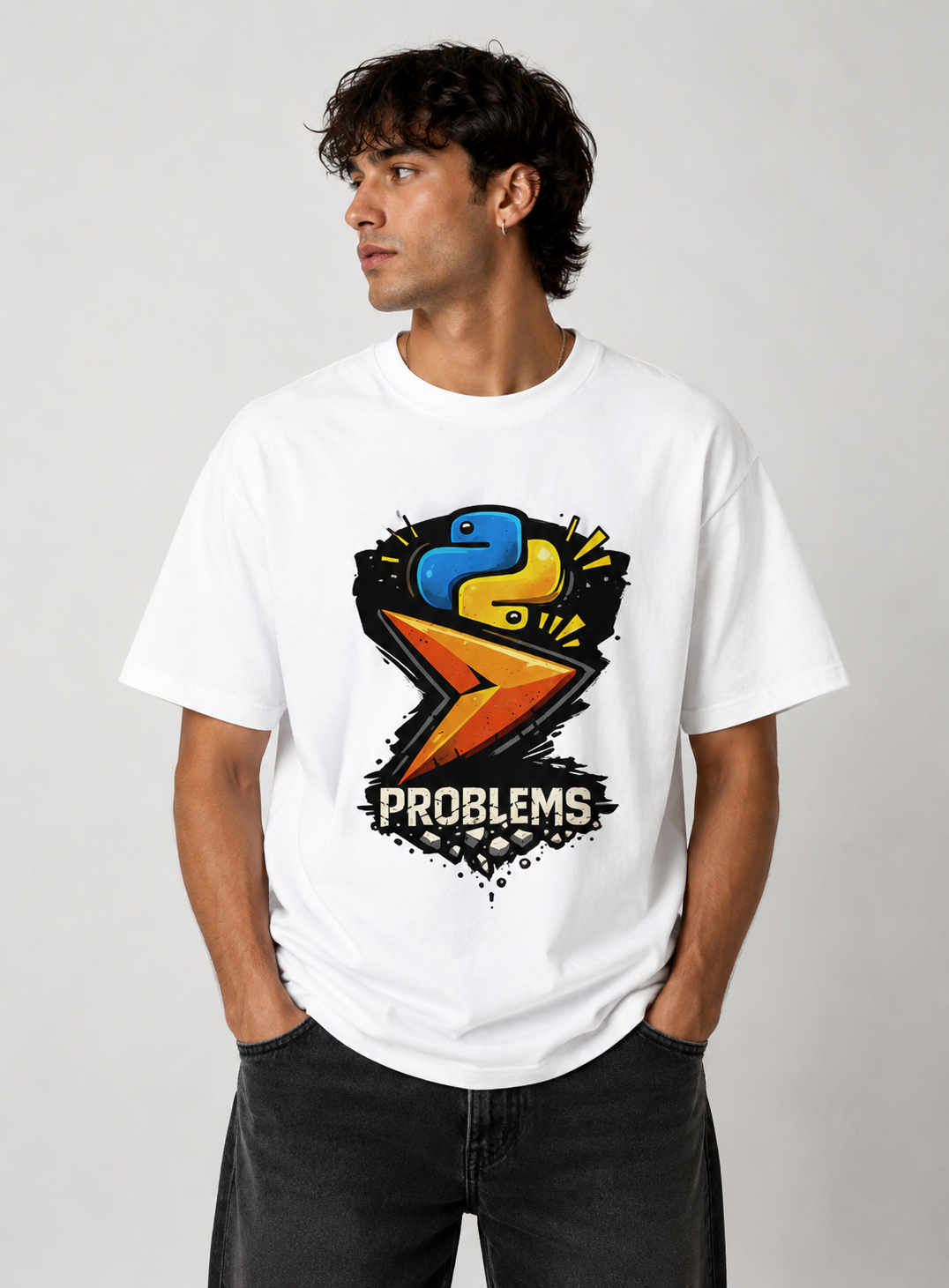 Python Problems Oversized T-Shirt
