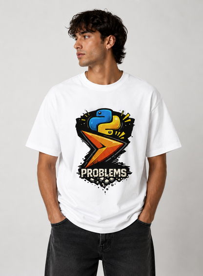 Python Problems Oversized T-Shirt