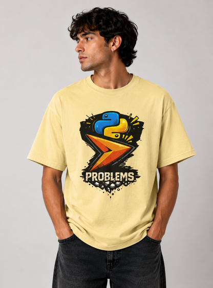 Python Problems Oversized T-Shirt