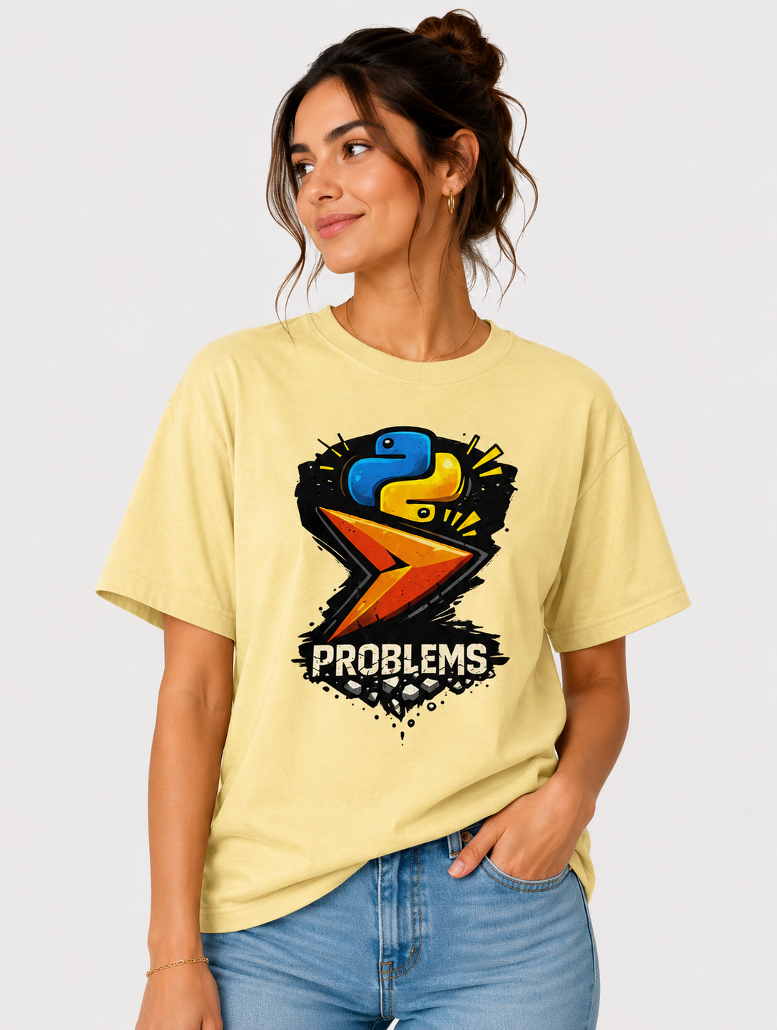 Python Problems Oversized T-Shirt