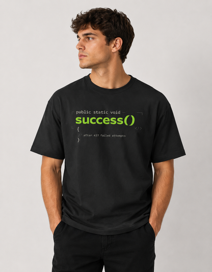 Success() Oversized T-Shirt