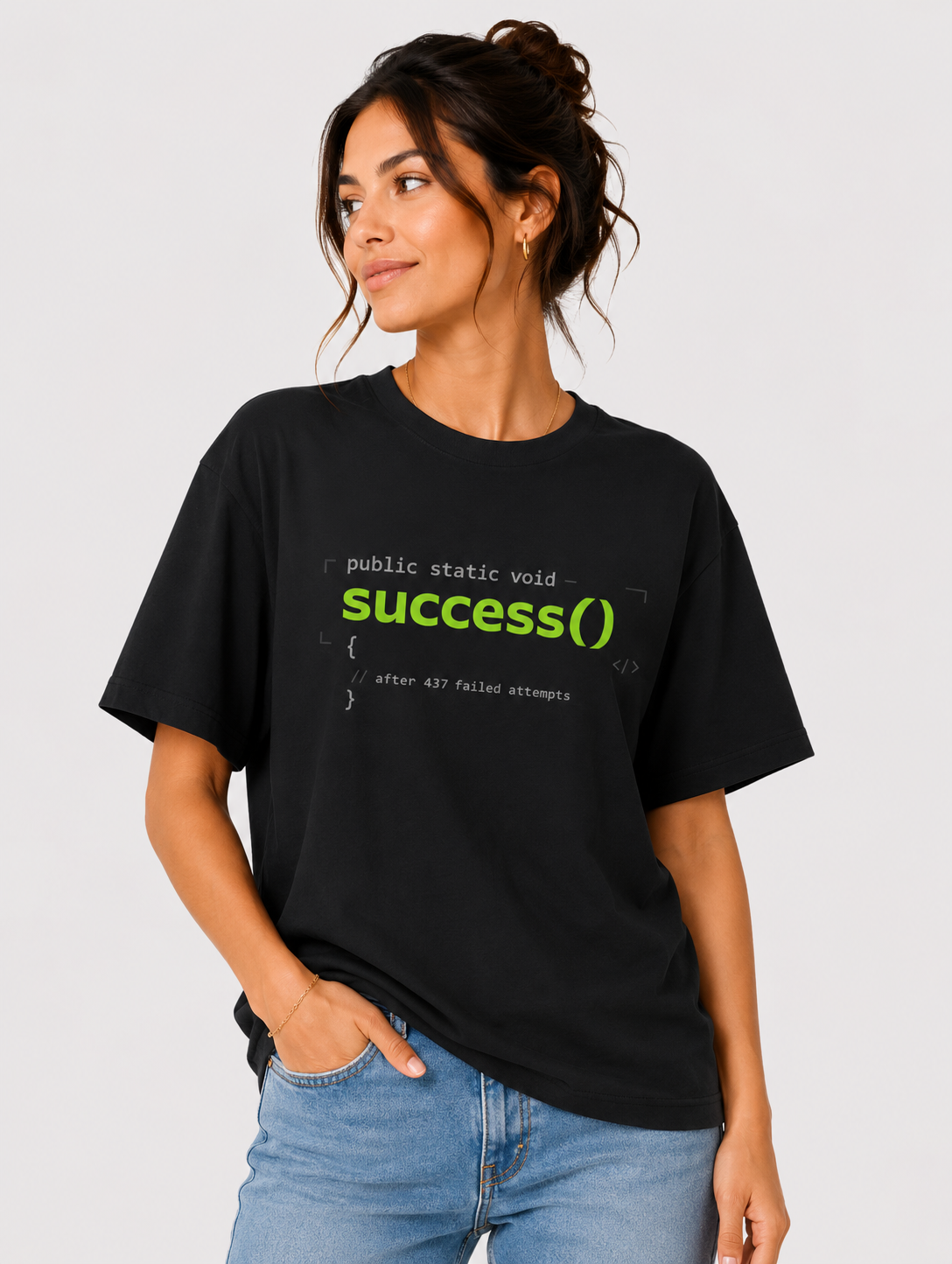 Success() Oversized T-Shirt