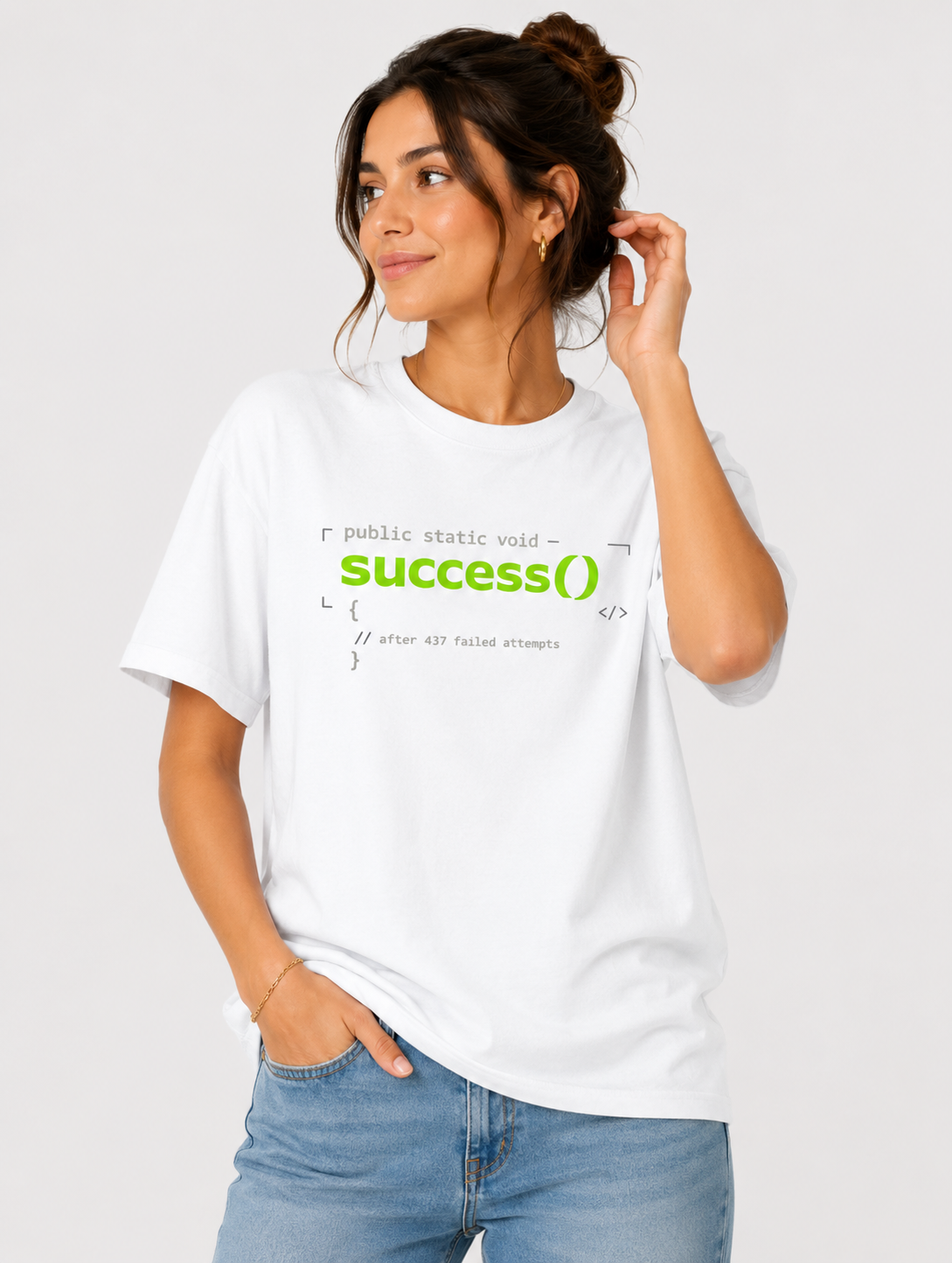 Success() Oversized T-Shirt