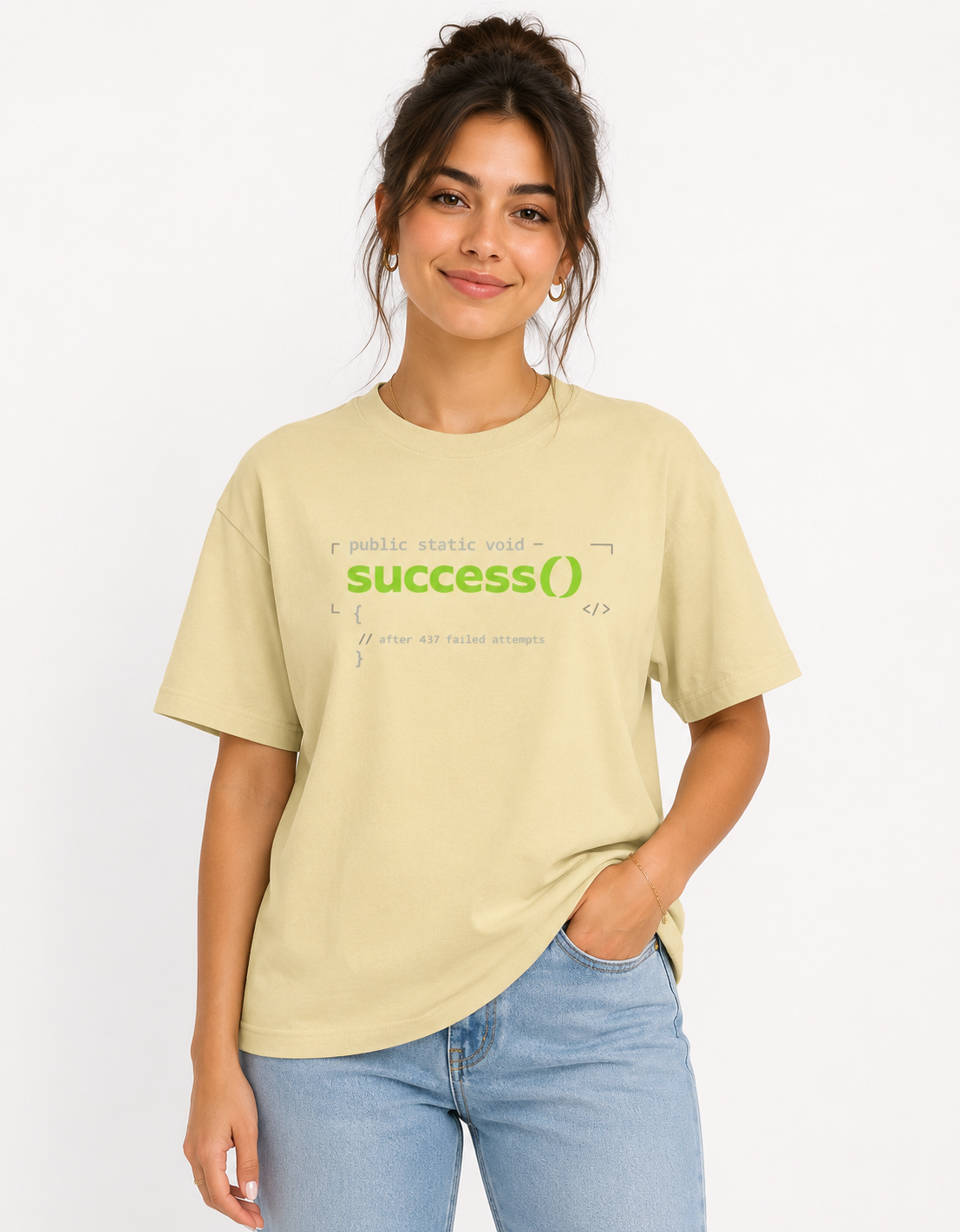 Success() Oversized T-Shirt